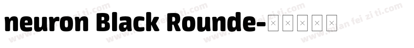neuron Black Rounde字体转换